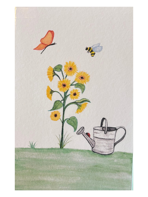 Carte Anniversaire Tournesol