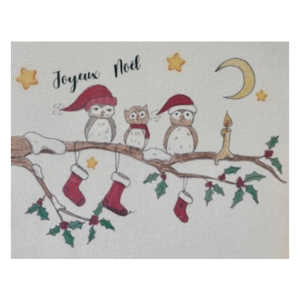 Hiboux de Noël